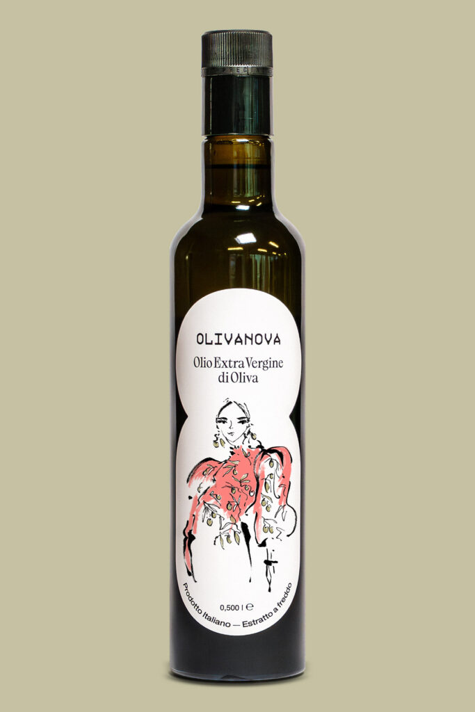 Olivanova Olio Extra Vergine di Oliva 0,5 l – Etikett Design 1 von Nadja König