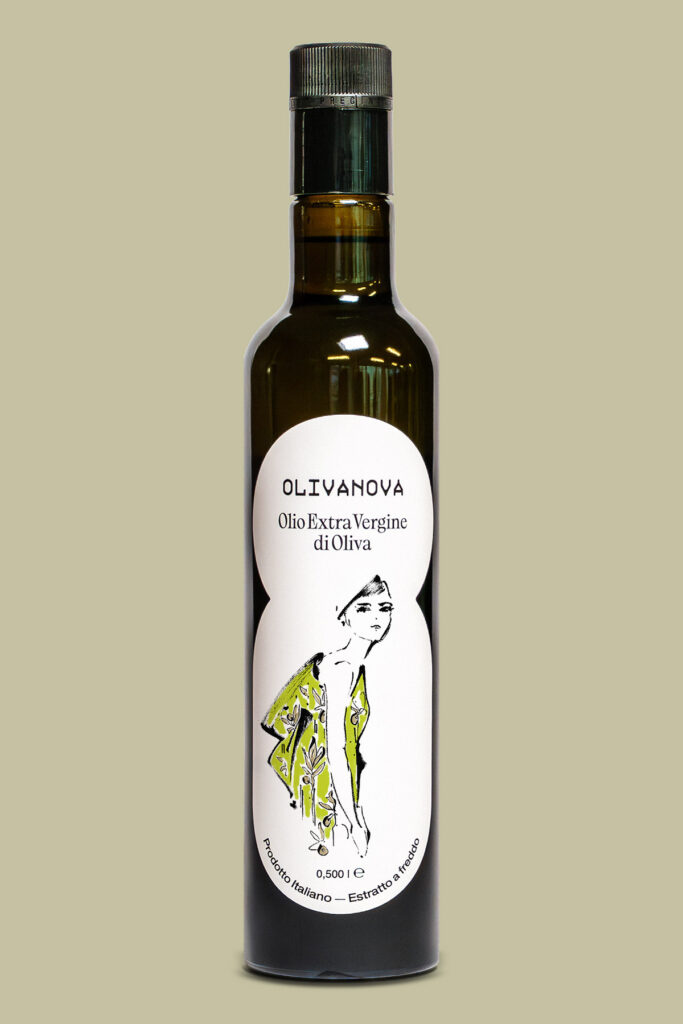 Olivanova Olio Extra Vergine di Oliva 0,5 l – Etikett Design 2 von Nadja König